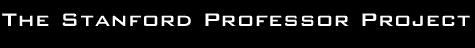 The Stanford Professor Project banner